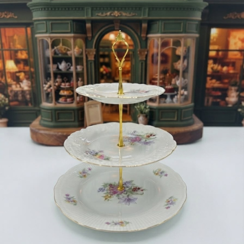 Premium 3-Tier Porcelain Etagere